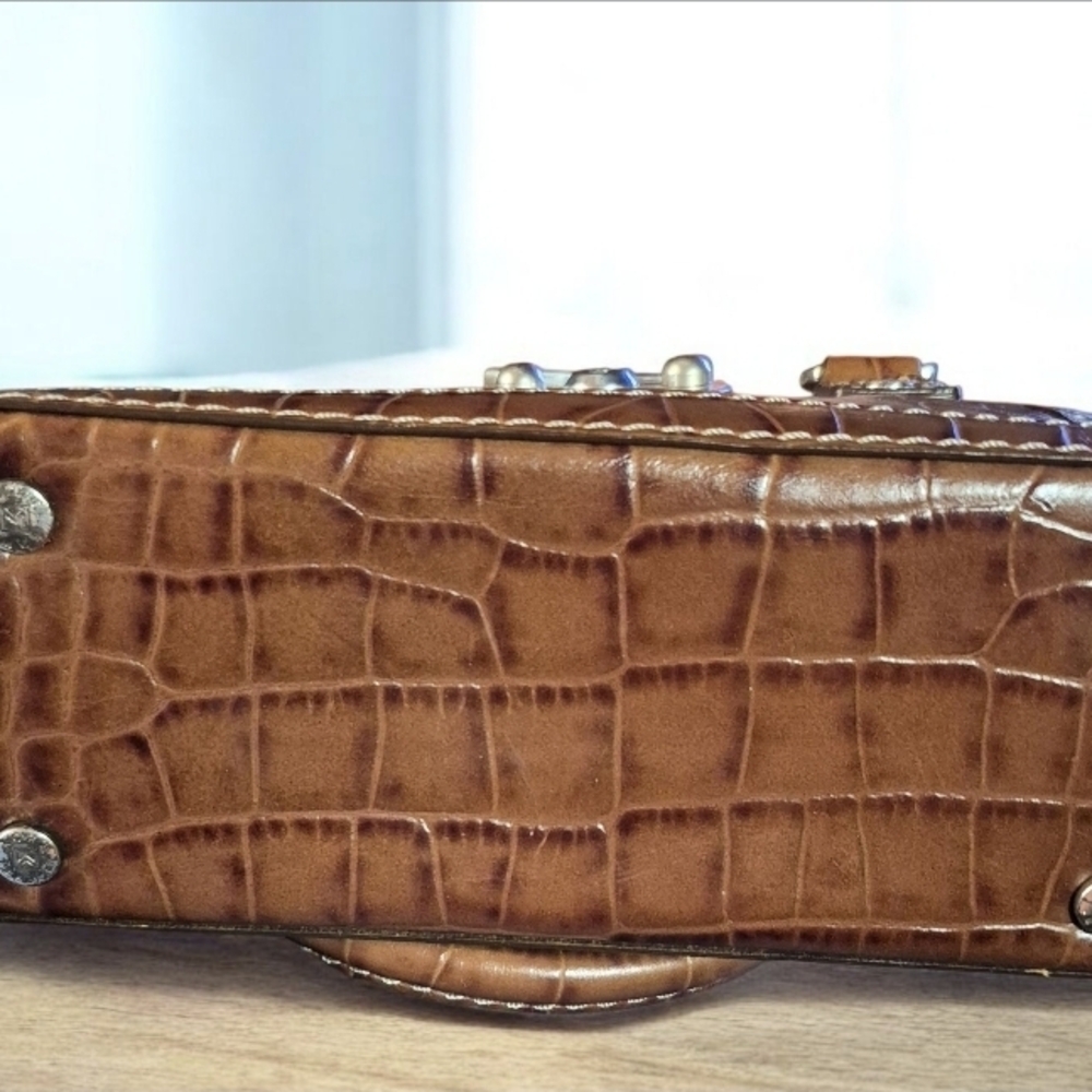 MICHAEL Michael Kors Tan Croc-Embossed Mini Bag